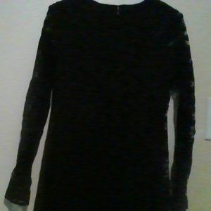 Its a long black dress